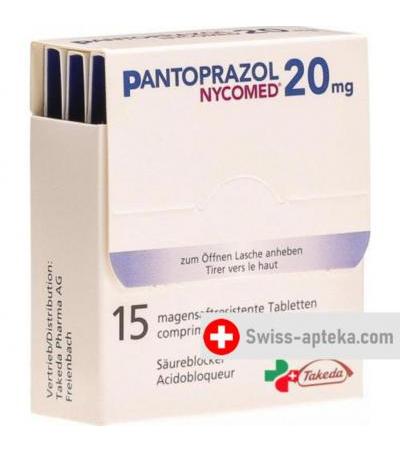 Пантопразол Никомед 20 мг 15 таблеток