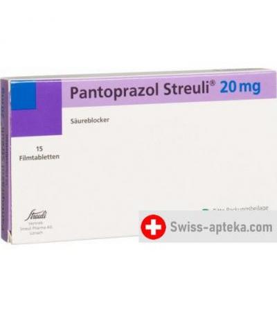 Пантопразол Штройли 20 мг 15 таблеток покрытых оболочкой