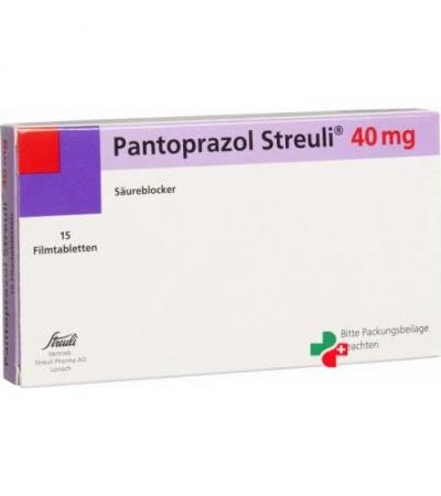 Пантопразол Штройли 40 мг 15 таблеток покрытых оболочкой