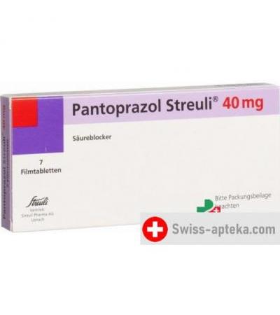 Пантопразол Штройли 40 мг 7 таблеток покрытых оболочкой