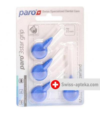 Paro 3Star-Grip 3.5мм X-fein Blau Zylin 4 штуки