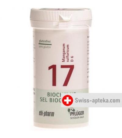 Pflueger Schussler Nr. 17 Mang Sulf в таблетках, D 6 100г