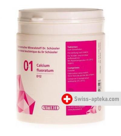 Phytomed Schussler Nr. 1 Calc Fluor в таблетках, D 12 500г