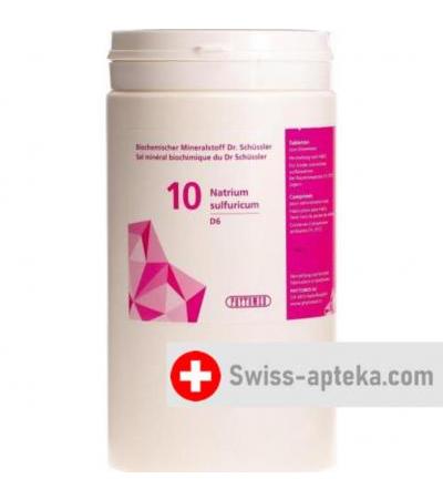 Phytomed Schussler Nr. 10 Natr Sulf в таблетках, D 6 1кг