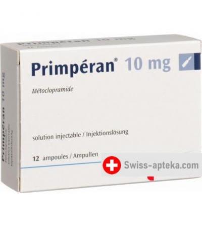 Примперан 10 мг/2 мл 12 ампул 2 мл раствор для инъекций