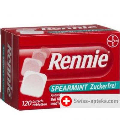 Ренни мята 120 пастилок