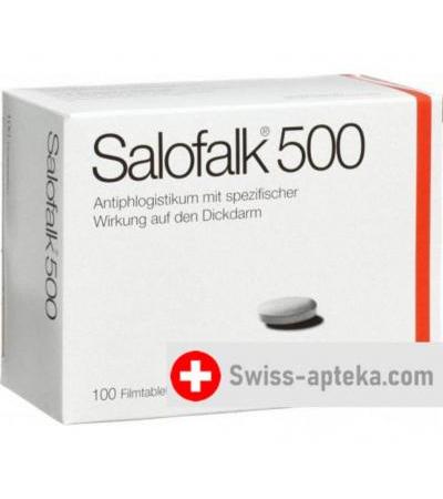 Салофальк 500 мг 100 таблеток покрытых оболочкой