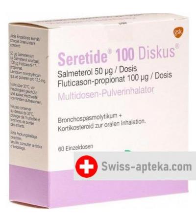 Серетид Дискус 100 мкг 60 доз