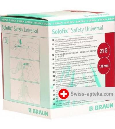 Solofix Safety Universal Einmallanzetten 21Gx1.8мм 200 штук