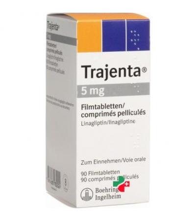 Тражента 5 мг 90 таблеток покрытых оболочкой