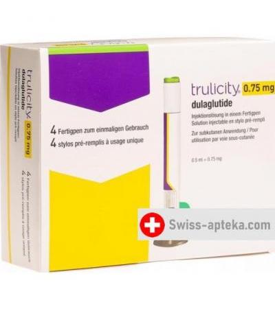 Трулисити 0.75 мг/0.5 мл 4 заполненных шприца раствор для инъекций 