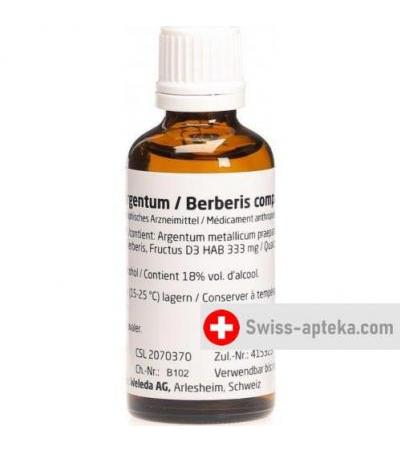 Weleda Argentum/berberis Comp Dil 50мл