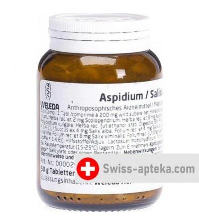 Weleda Aspidium/salix Comp в таблетках, 50г