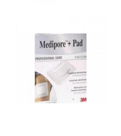 3M MEDIPORE+PAD 6x10cm Wundkissen 3.4x6.5cm 50 Stk