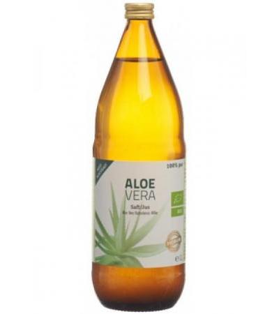 ALOE VERA Saft Bio 100 % pur naturtrüb Glasfl 1 lt