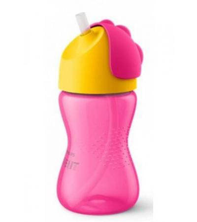 AVENT PHILIPS Strohhalm-Becher 300ml Girl rosa