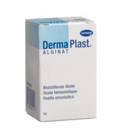 DERMAPLAST ALGINAT Blutstillende Watte Glas 2 g