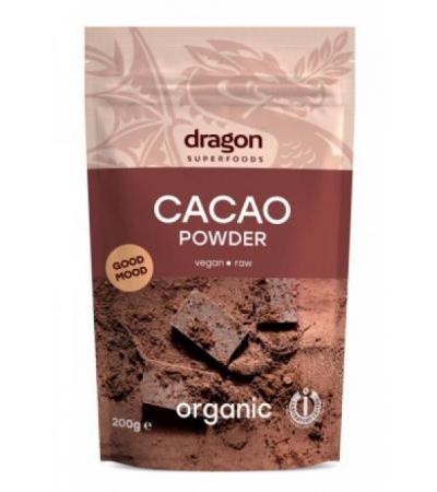 DRAGON SUPERFOODS Kakao Pulver roh 200 g