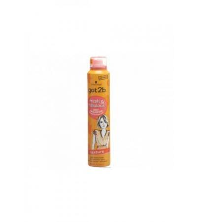 GOT2B fresh&fabulous dry shampoo texturiz 200 ml
