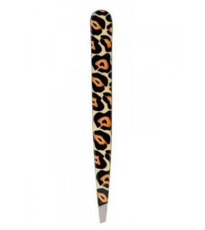 HAUSMANN Pinzette schräg Leopard Wildlife Design