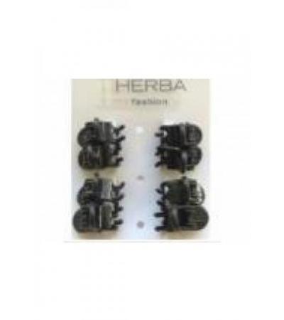 HERBA Pinzettina 1cm schwarz 8 Stk
