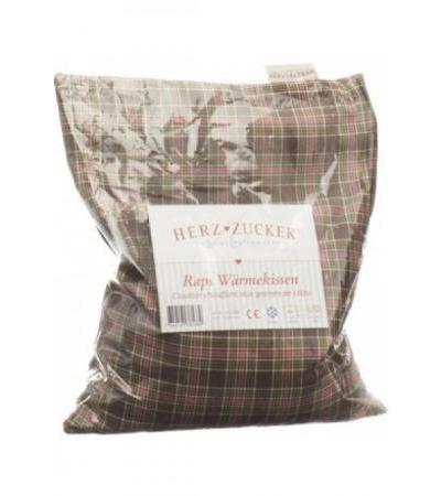 HERZZUCKER Raps-Wärmekissen 26x21cm Schotten grün