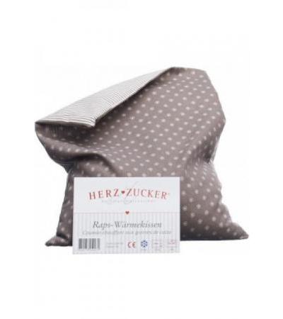 HERZZUCKER Raps-Wärmekissen 26x21cm Sternch beige