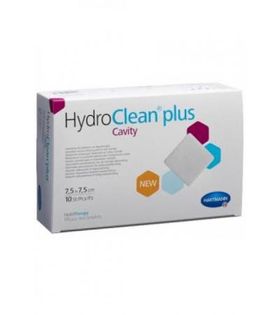 HYDROCLEAN plus Cavity Wundkissen 7.5x7.5cm 10 Stk
