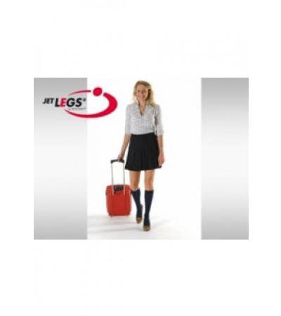 JET LEGS Travel socks 36-40 black Karton 1 Paar