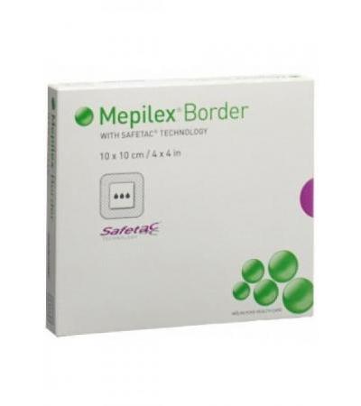 MEPILEX (PI) Border Schaum Ver 10x10cm Sil 5 Stk