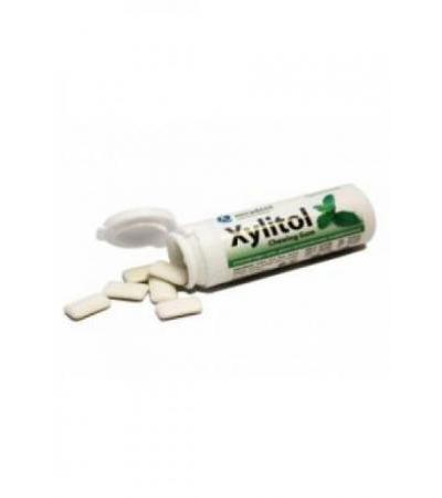 MIRADENT Xylitol Kaugummi Spearmint 30 Stk