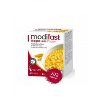 MODIFAST Programm Nudelsuppe Curry 4 x 55 g
