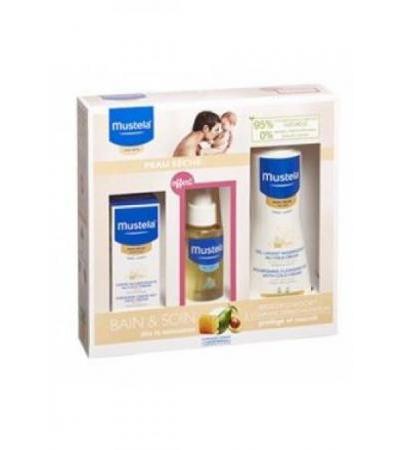 MUSTELA Babyfest Set trockene Haut (neu)