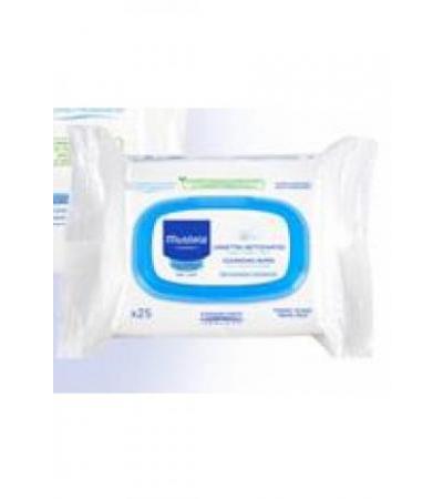 MUSTELA Gesichtreinigungstuch normale Haut 25 Stk