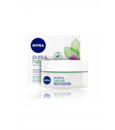 NIVEA Pure&Natural Anti-Falten Tagescreme 50 ml
