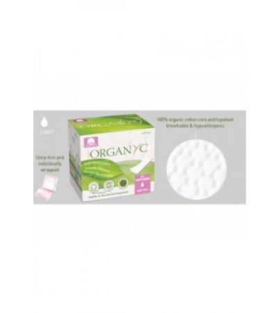 ORGANYC Slipeinlagen flach light flow 24 Stk