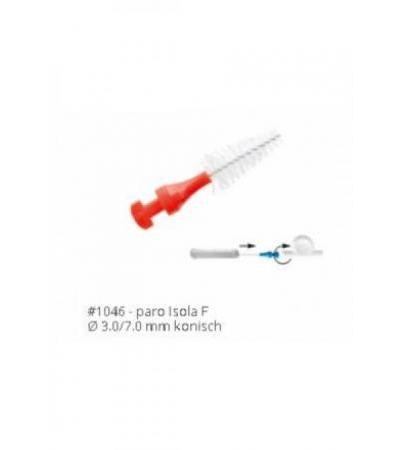 PARO ISOLA F 3/7mm fein rot konisch 5 Stk