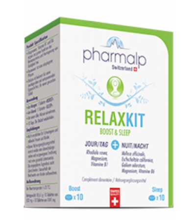 PHARMALP RELAXKIT Boost & Sleep Tabl Blist 20 Stk