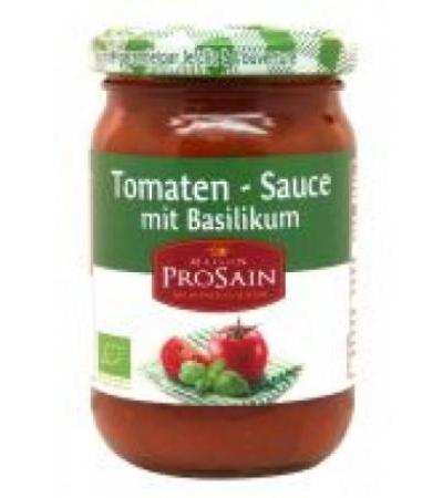PRO SAIN Tomaten Sauce Basilikum Bio Glas 200 g