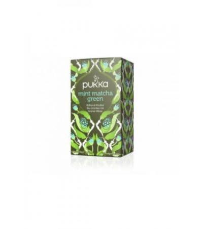 PUKKA Thé Vert Matcha Menthe Thé bio Btl 20 Stk
