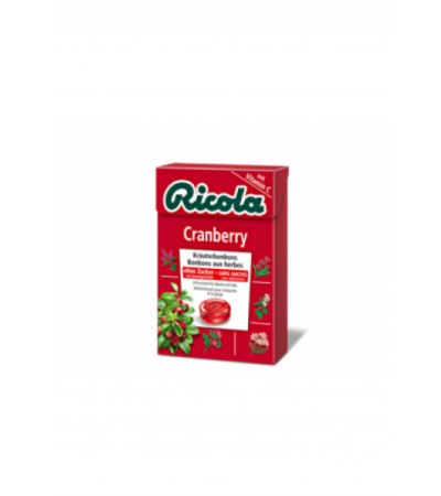 RICOLA Cranberry Bonbons o Zucker Box 50 g