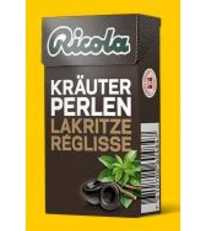 RICOLA Kräuter Perlen Lakritze Bonbon oZ Box 25 g