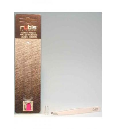 RUBIS Pinzette schräg Inox