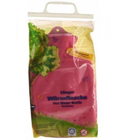 SÄNGER Wärmflasche Naturkau Flauschbe 2l candypink
