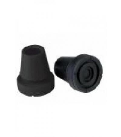 SAHAG Krückenkapseln 19mm schwarz 1 Paar
