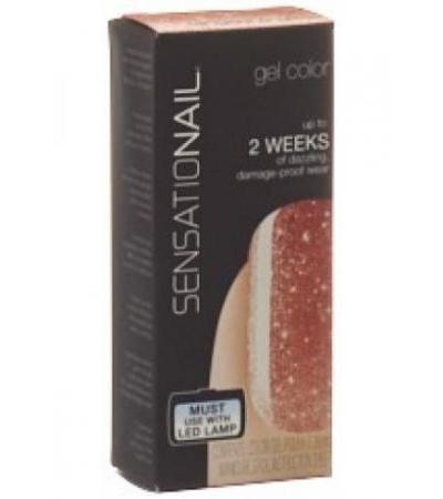 SENSATIONAIL Gel Polish tangerine glitter