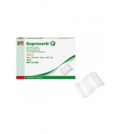 SUPRASORB F Folien Verband 10x12cm steril 10 Stk