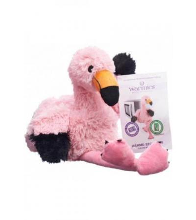 WARMIES Wärme-Stofftier Flamingo Lavendel Füllung