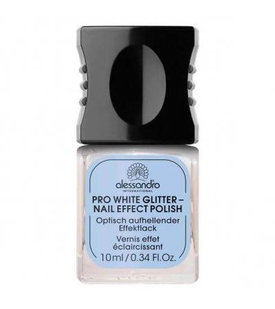 Professional Manicure - Pro White Glitter