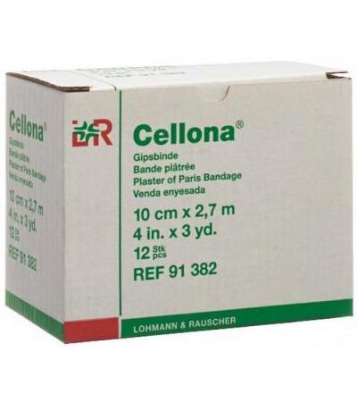 CELLONA GIPSBINDEN 2.75MX10CM FEINCREMIG 1 STK